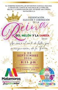 “FIESTA DEL MELÓN Y LA SANDÍA: ¡DESCUBRE A NUESTRA REINA 2024!”