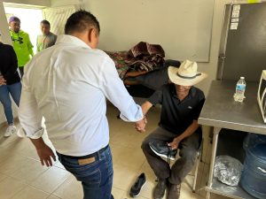 VISITA AL ALBERGUE TEMPORAL PARA ADULTOS MAYORES