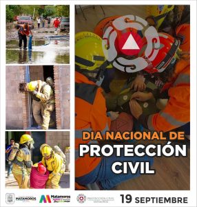 🚒19 DE SEPTIEMBRE, DÍA NACIONAL DE PROTECCIÓN CIVIL🚒