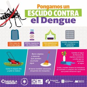 “¡LEVANTA EL ESCUDO! ¡DEFIÉNDETE DEL DENGUE CON NOSOTROS!” 🦟