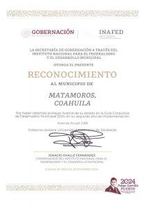 🎉 RECONOCIMIENTO AL MEJOR DESEMPEÑO MUNICIPAL 🎉