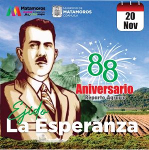 🎉 FELICIDADES, EJIDO “LA ESPERANZA” 🌾