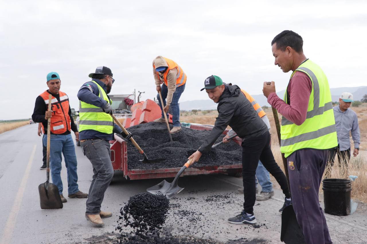 Bacheo de Carretera Purisima-La Partida🚧🦺